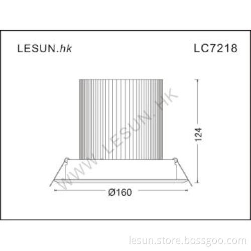 LC7218 18W Good Qulity ,Energy Saving, Brightness Down Light LED